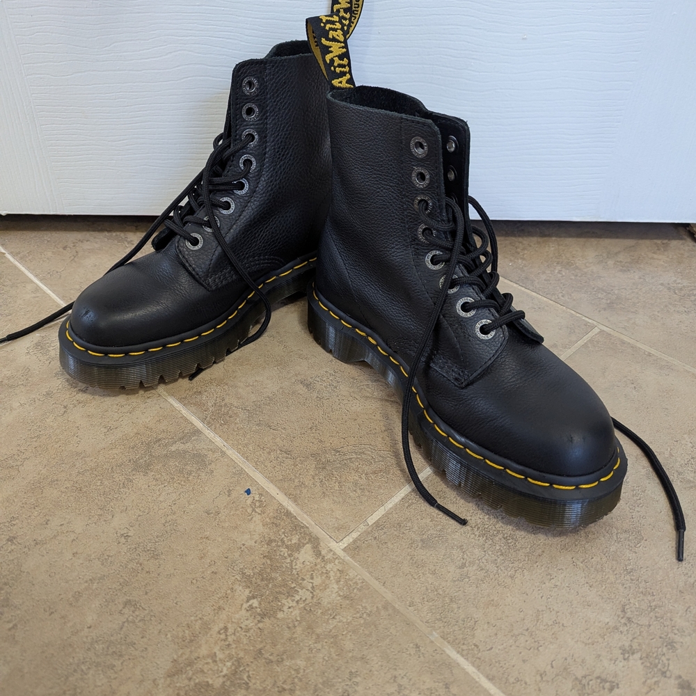 Dr. Martens Black Leather Boots